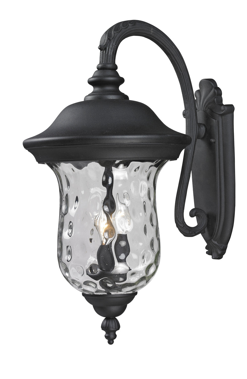 Z-Lite Canada - Three Light Outdoor Wall Light - Armstrong - Black- Union Lighting Luminaires Decor