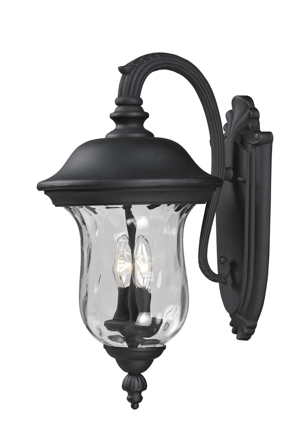 Z-Lite Canada - Two Light Outdoor Wall Sconce - Armstrong - Black- Union Lighting Luminaires Decor