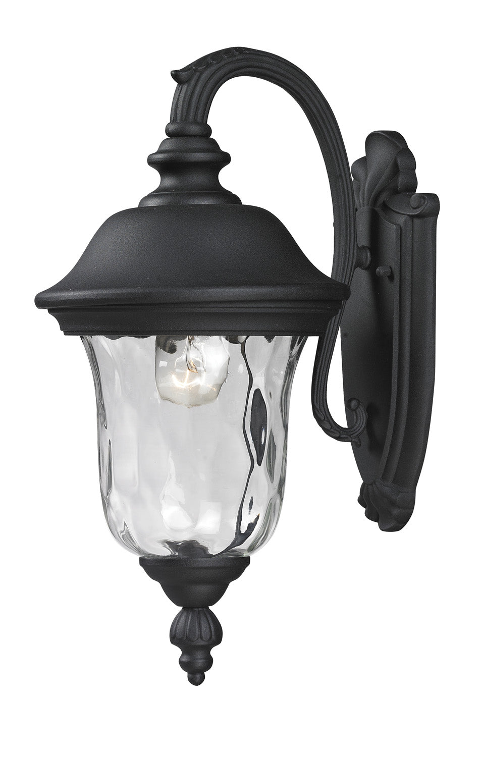 Z-Lite Canada - One Light Outdoor Wall Light - Armstrong - Black- Union Lighting Luminaires Decor