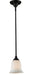 Z-Lite Canada - One Light Pendant - Lagoon - Matte Black- Union Lighting Luminaires Decor