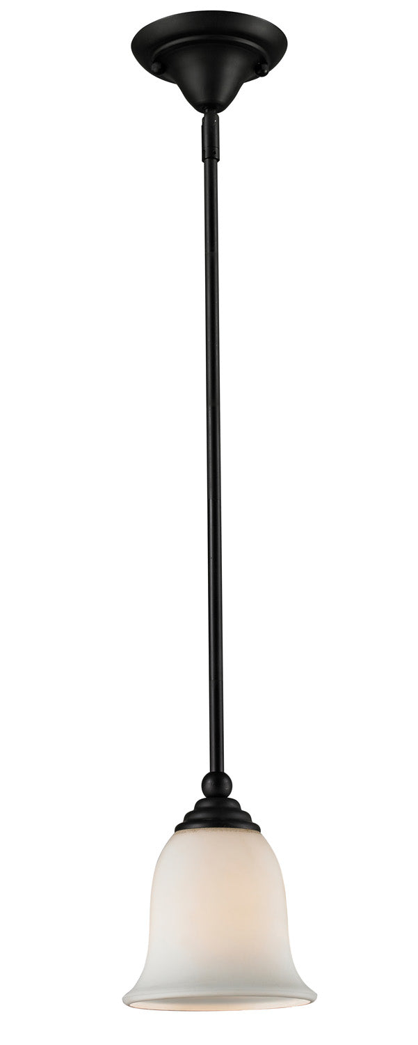 Z-Lite Canada - One Light Pendant - Lagoon - Matte Black- Union Lighting Luminaires Decor