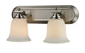 Z-Lite Canada - Two Light Vanity - Lagoon - Brushed Nickel- Union Lighting Luminaires Decor