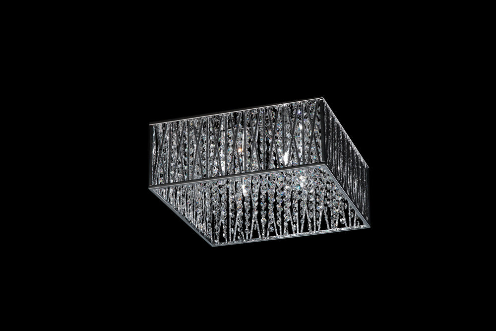 Z-Lite Canada - Four Light Flush Mount - Terra - Chrome- Union Lighting Luminaires Decor