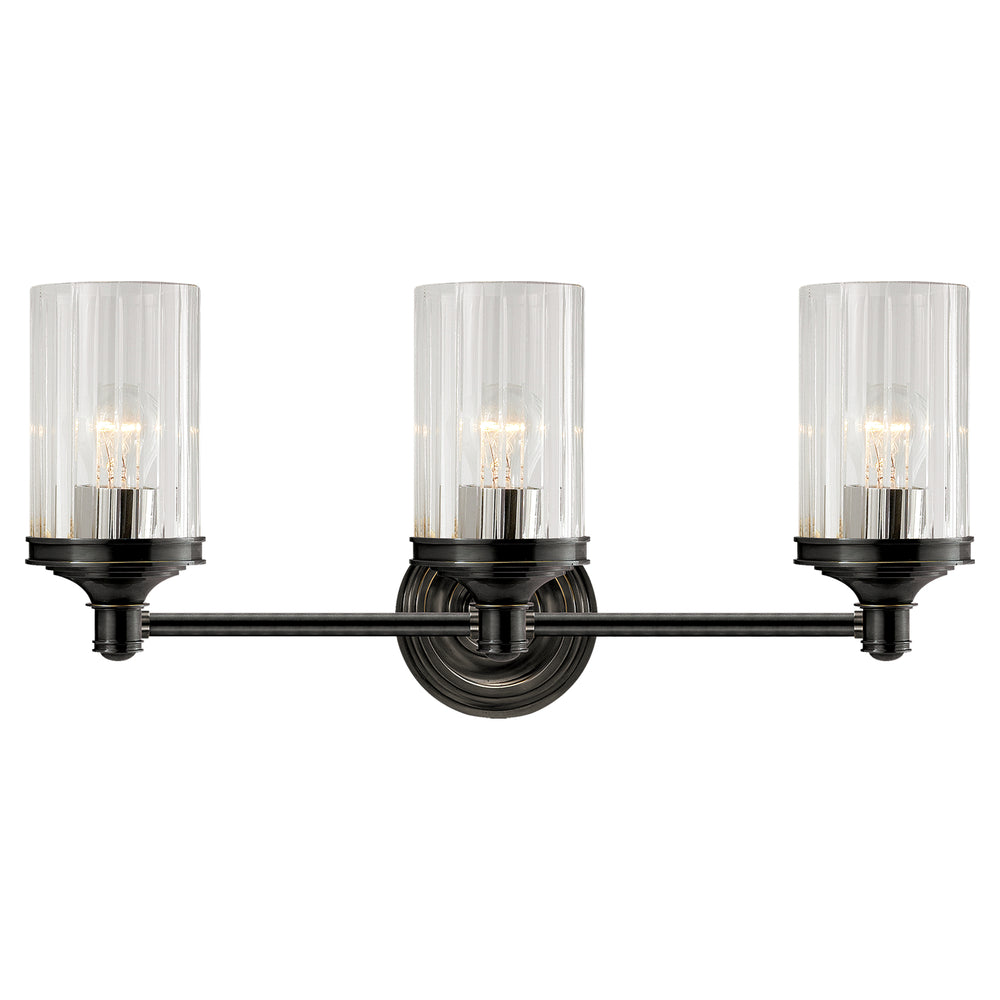 Visual Comfort Signature Canada - Three Light Wall Sconce - Ava - Bronze- Union Lighting Luminaires Decor