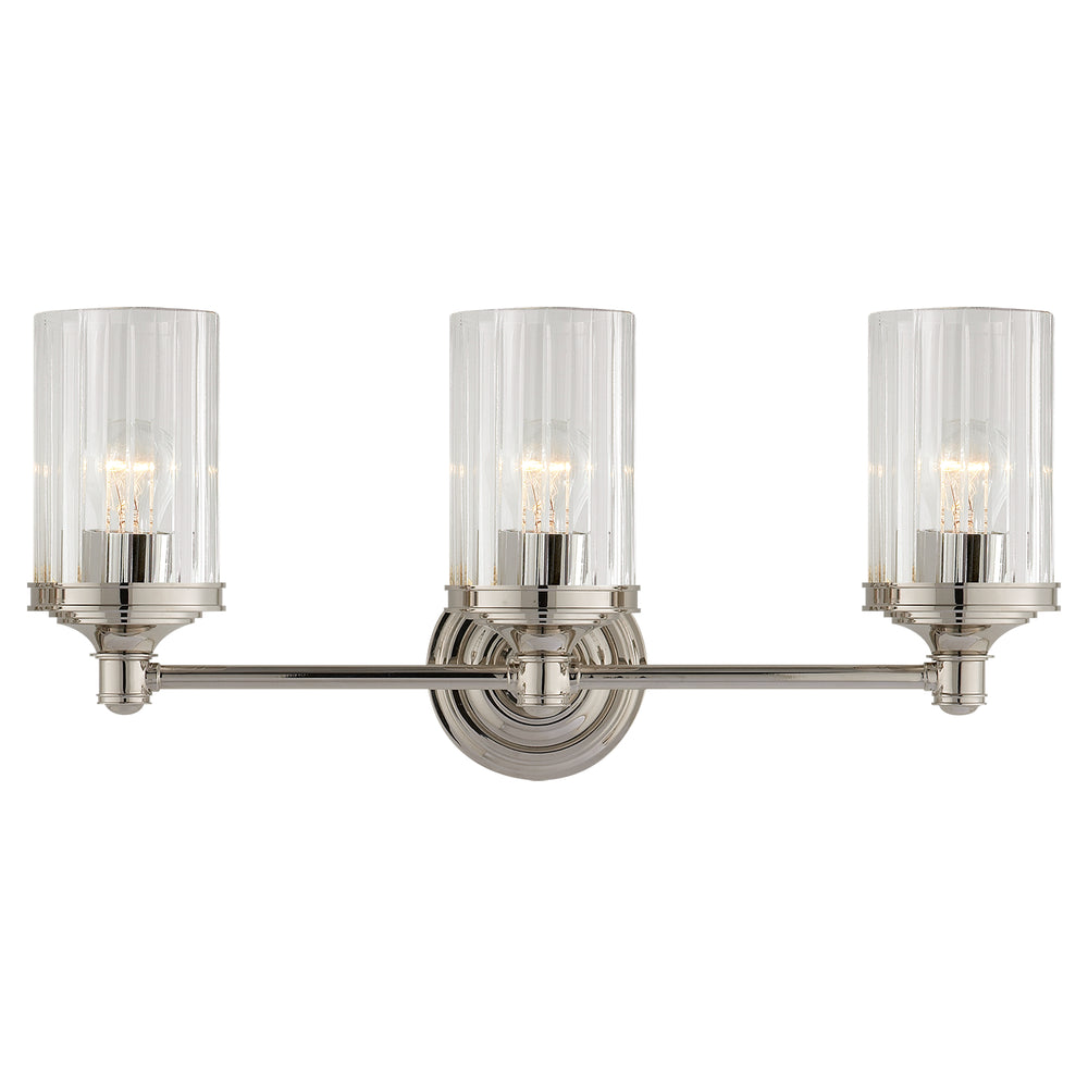 Visual Comfort Signature Canada - Three Light Wall Sconce - Ava - Polished Nickel- Union Lighting Luminaires Decor