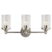 Visual Comfort Signature Canada - Three Light Wall Sconce - Ava - Polished Nickel- Union Lighting Luminaires Decor