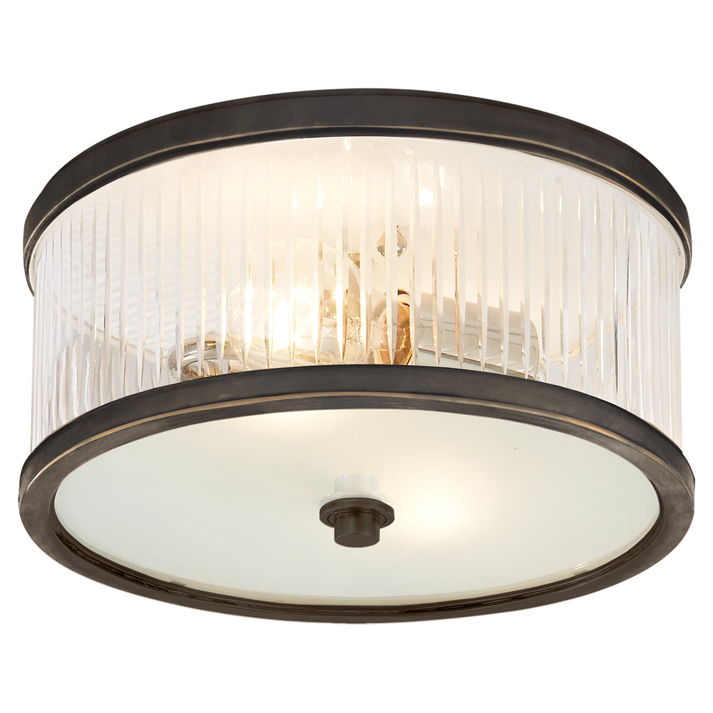 Visual Comfort Signature Canada - Two Light Flush Mount - Randolph - Bronze- Union Lighting Luminaires Decor