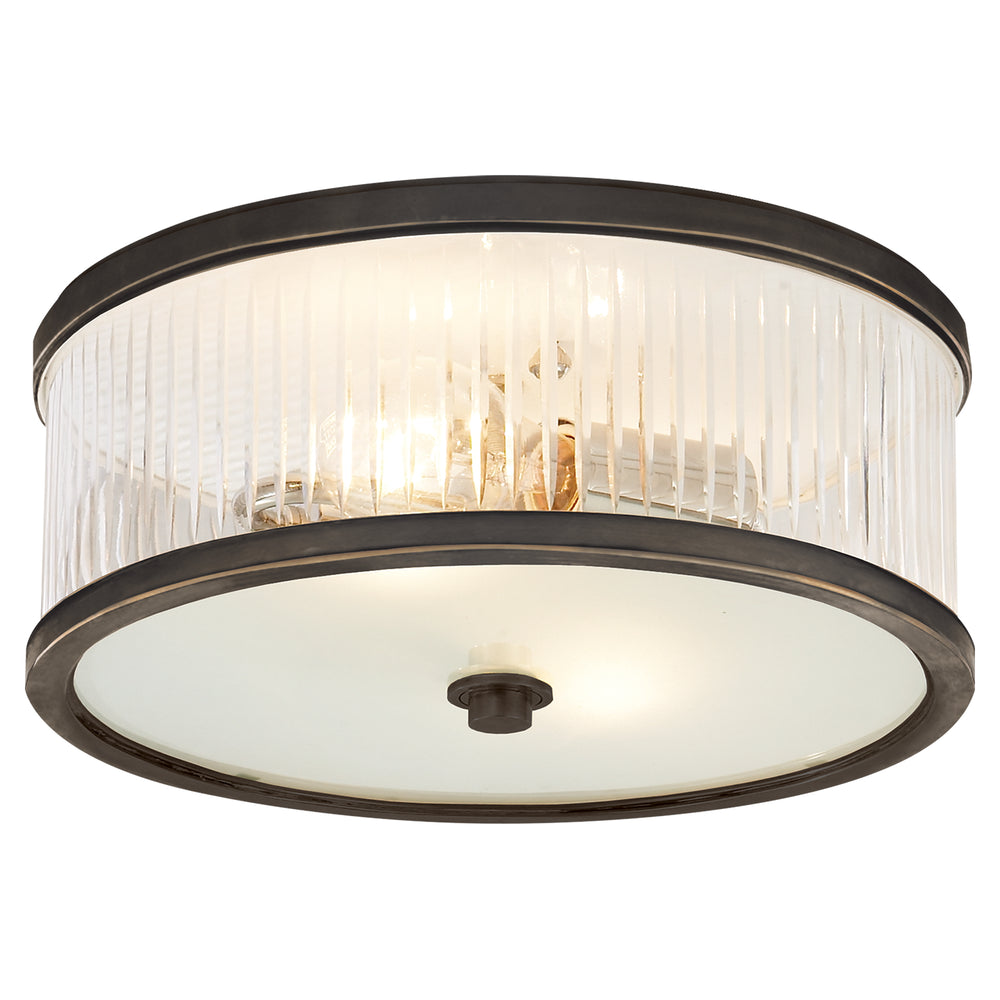 Visual Comfort Signature Canada - Two Light Flush Mount - Randolph - Bronze- Union Lighting Luminaires Decor