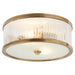 Visual Comfort Signature Canada - Two Light Flush Mount - Randolph - Hand-Rubbed Antique Brass- Union Lighting Luminaires Decor