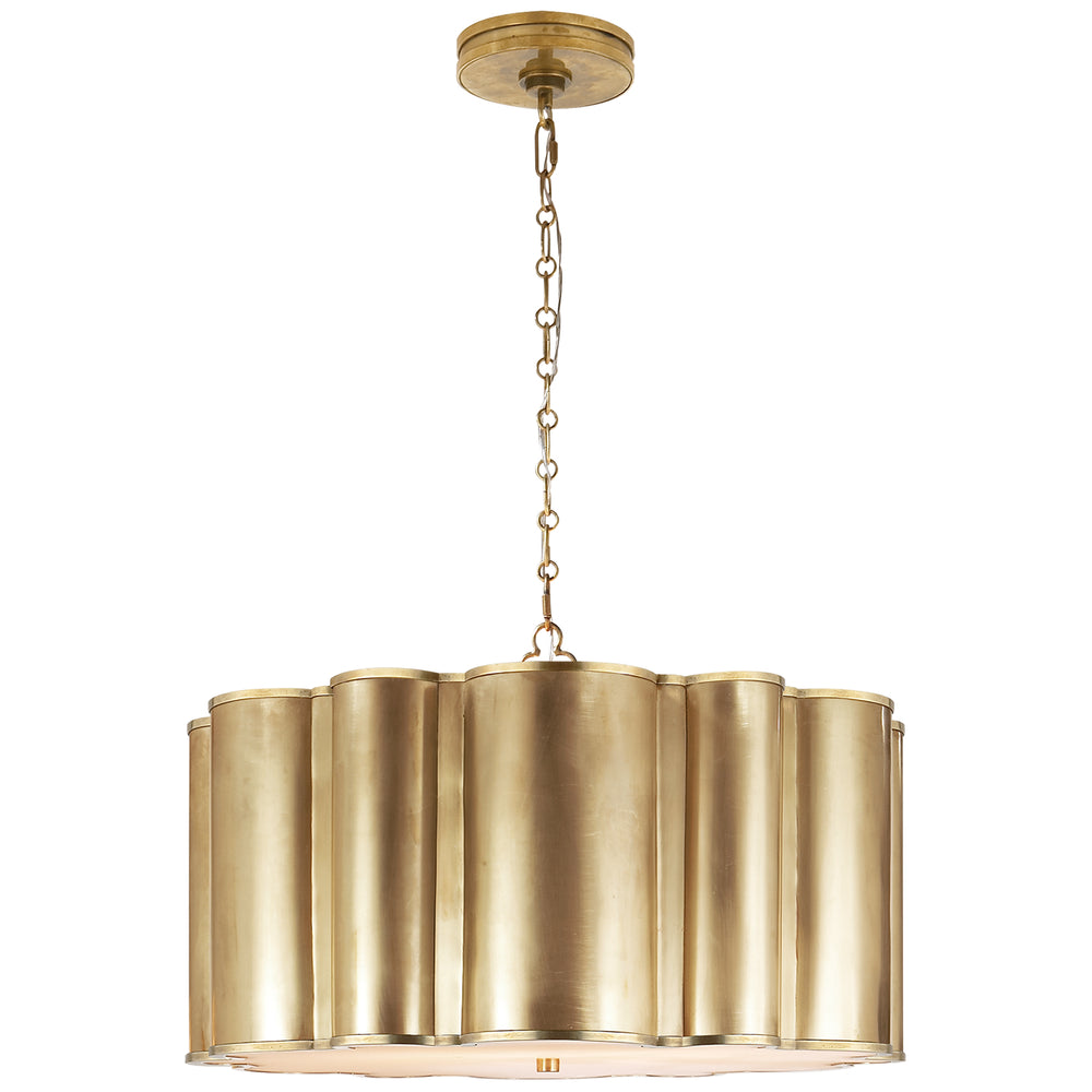 Visual Comfort Signature Canada - Four Light Pendant - Markos - Natural Brass- Union Lighting Luminaires Decor