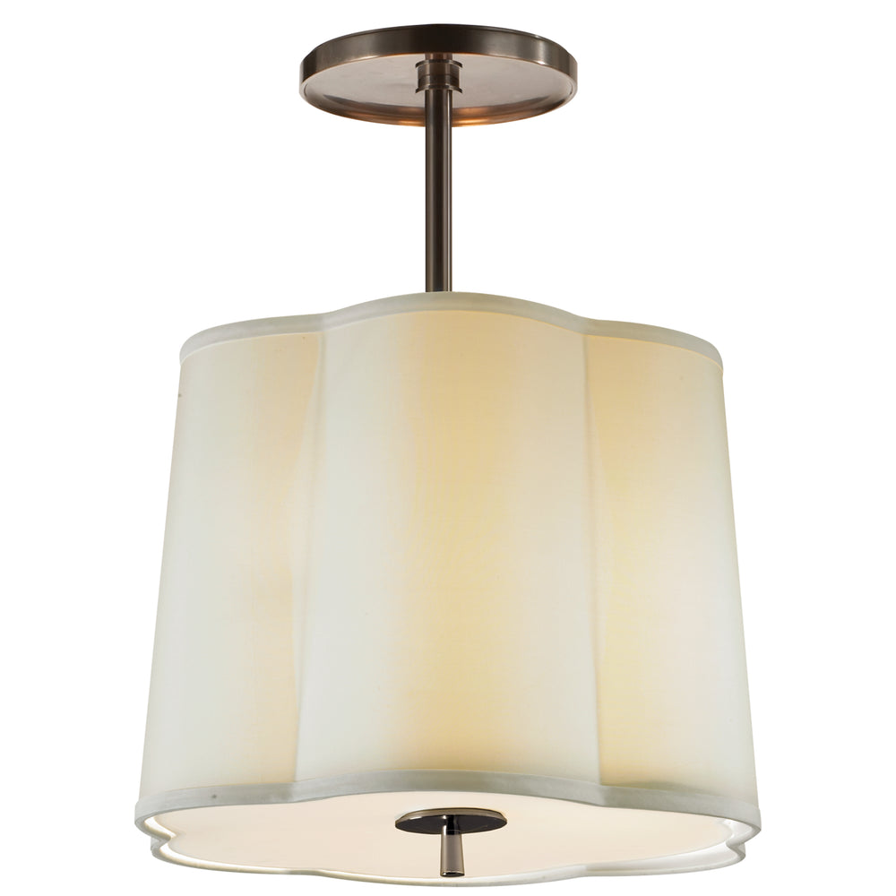 Visual Comfort Signature Canada - Three Light Pendant - Simple Scallop - Bronze- Union Lighting Luminaires Decor
