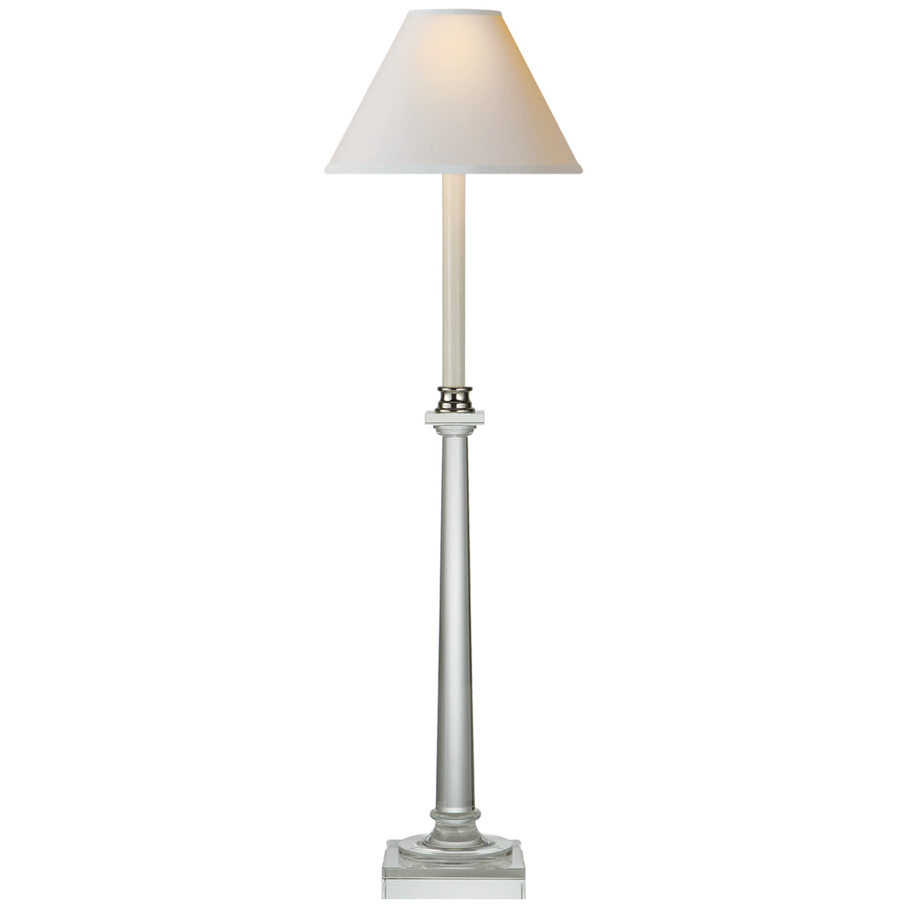 Visual Comfort Signature Canada - One Light Table Lamp - Swedish Column - Crystal- Union Lighting Luminaires Decor