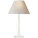 Visual Comfort Signature Canada - One Light Table Lamp - Strie - Plaster White- Union Lighting Luminaires Decor