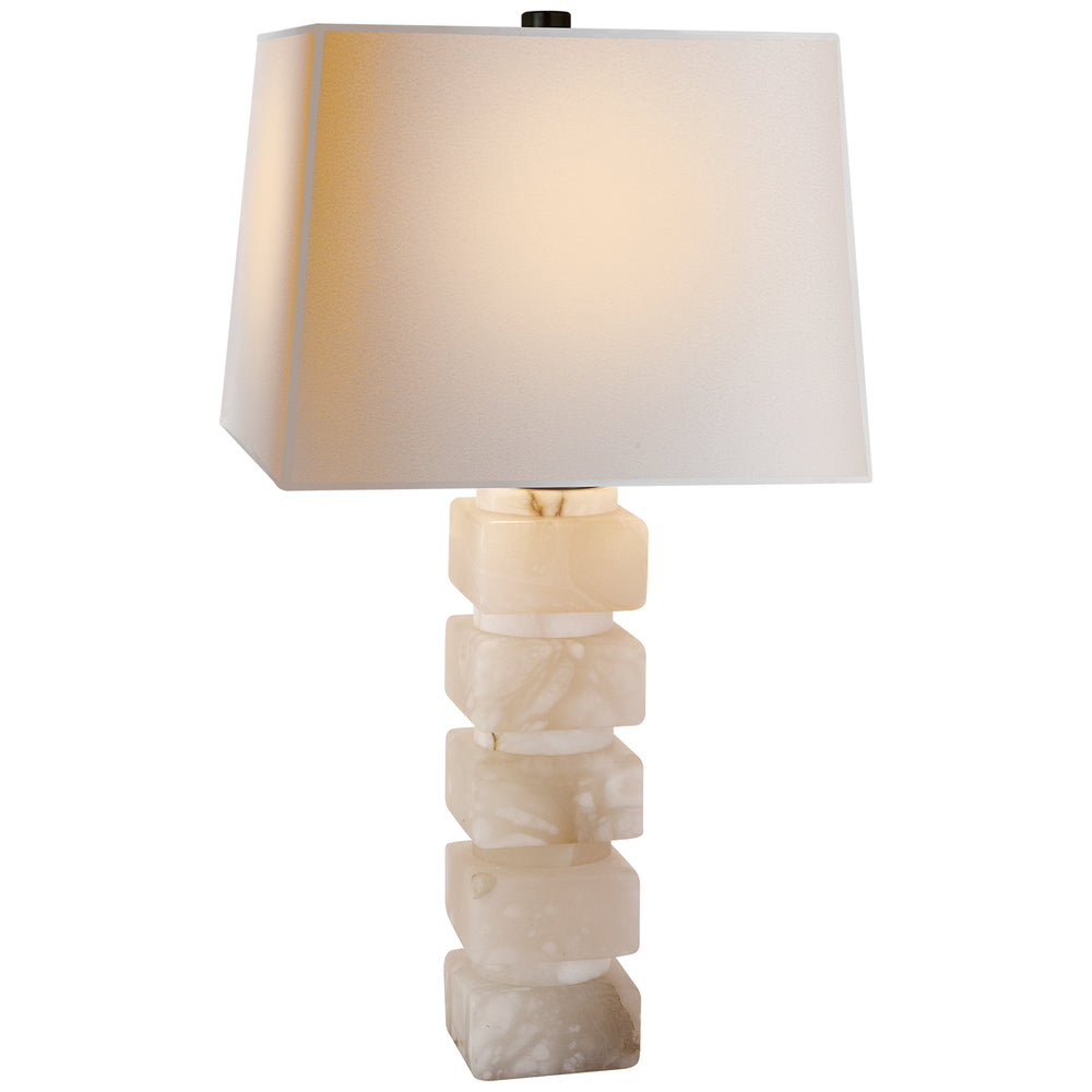Visual Comfort Signature Canada - One Light Table Lamp - Chunky - Alabaster- Union Lighting Luminaires Decor