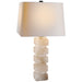 Visual Comfort Signature Canada - One Light Table Lamp - Chunky - Alabaster- Union Lighting Luminaires Decor