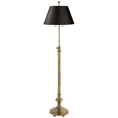 Visual Comfort Signature Canada - Two Light Floor Lamp - Overseas - Antique-Burnished Brass- Union Lighting Luminaires Decor