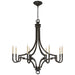 Visual Comfort Signature Canada - Eight Light Chandelier - Mykonos - Aged Iron- Union Lighting Luminaires Decor