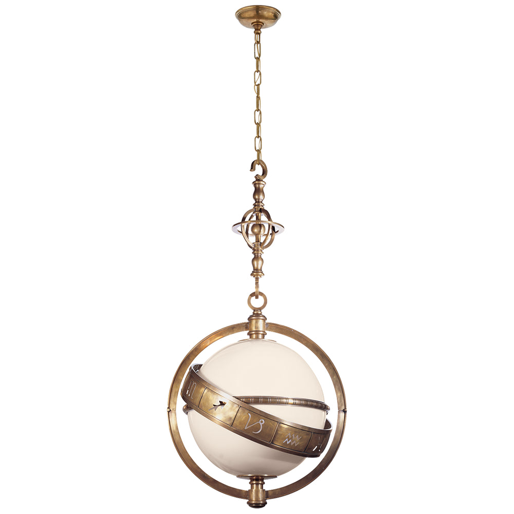 Visual Comfort Signature Canada - Two Light Lantern - Zodiac - Antique-Burnished Brass- Union Lighting Luminaires Decor