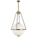 Visual Comfort Signature Canada - Two Light Lantern - Modern Globe - Antique-Burnished Brass- Union Lighting Luminaires Decor