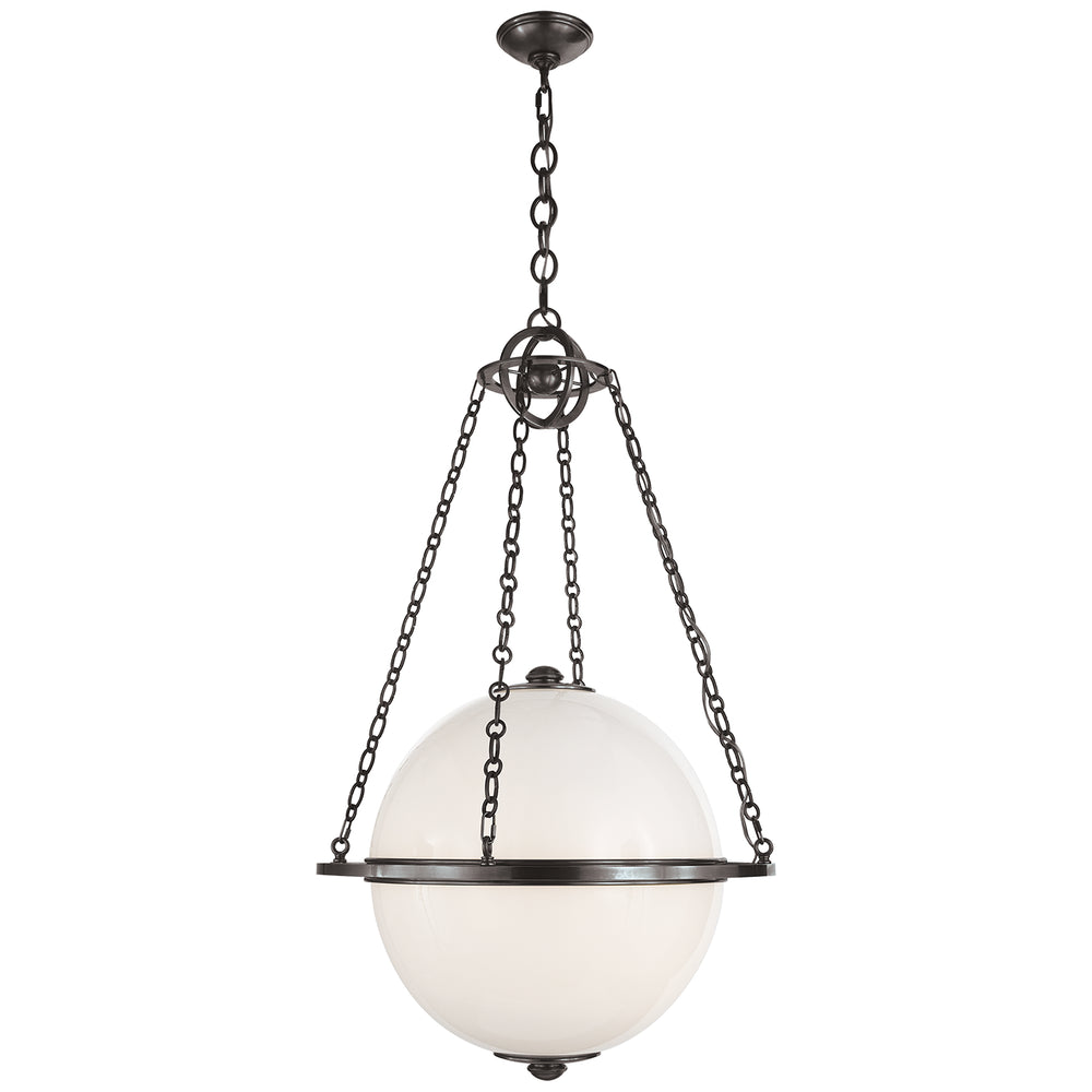 Visual Comfort Signature Canada - Two Light Lantern - Modern Globe - Bronze- Union Lighting Luminaires Decor