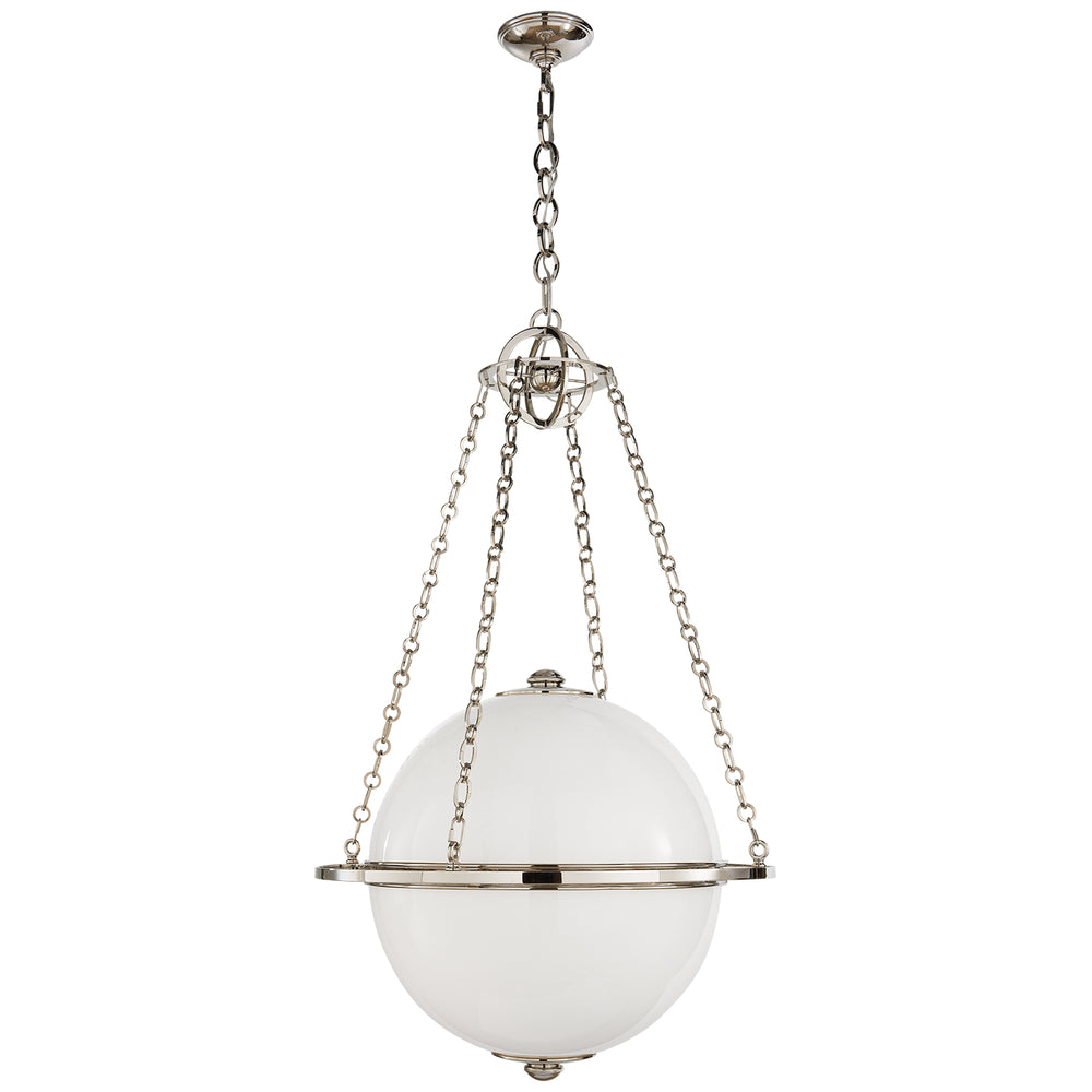 Visual Comfort Signature Canada - Two Light Lantern - Modern Globe - Polished Nickel- Union Lighting Luminaires Decor