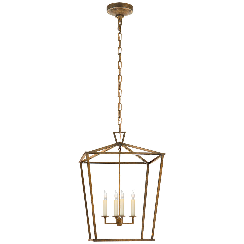 Visual Comfort Signature Canada - Four Light Lantern - Darlana - Gilded Iron- Union Lighting Luminaires Decor