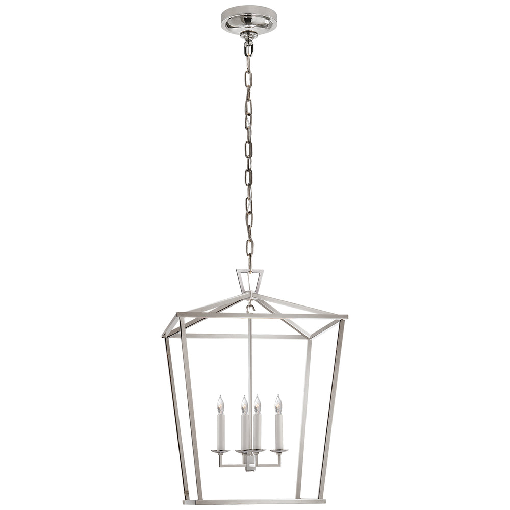 Visual Comfort Signature Canada - Four Light Lantern - Darlana - Polished Nickel- Union Lighting Luminaires Decor