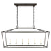 Visual Comfort Signature Canada - Six Light Lantern - Darlana - Aged Iron- Union Lighting Luminaires Decor