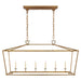 Visual Comfort Signature Canada - Six Light Lantern - Darlana - Gilded Iron- Union Lighting Luminaires Decor