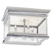 Visual Comfort Signature Canada - Three Light Flush Mount - Club Square - Polished Nickel- Union Lighting Luminaires Decor