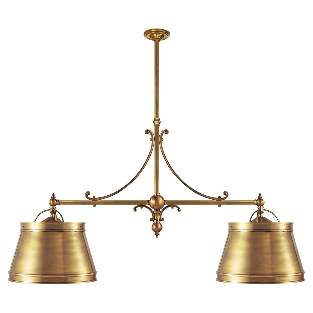 Visual Comfort Signature Canada - Four Light Pendant - Sloane - Antique-Burnished Brass- Union Lighting Luminaires Decor