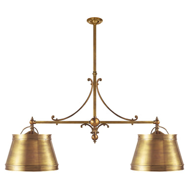 Visual Comfort Signature Canada - Four Light Pendant - Sloane - Antique-Burnished Brass- Union Lighting Luminaires Decor
