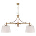 Visual Comfort Signature Canada - Four Light Pendant - Sloane - Antique-Burnished Brass- Union Lighting Luminaires Decor