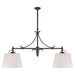 Visual Comfort Signature Canada - Four Light Pendant - Sloane - Bronze- Union Lighting Luminaires Decor