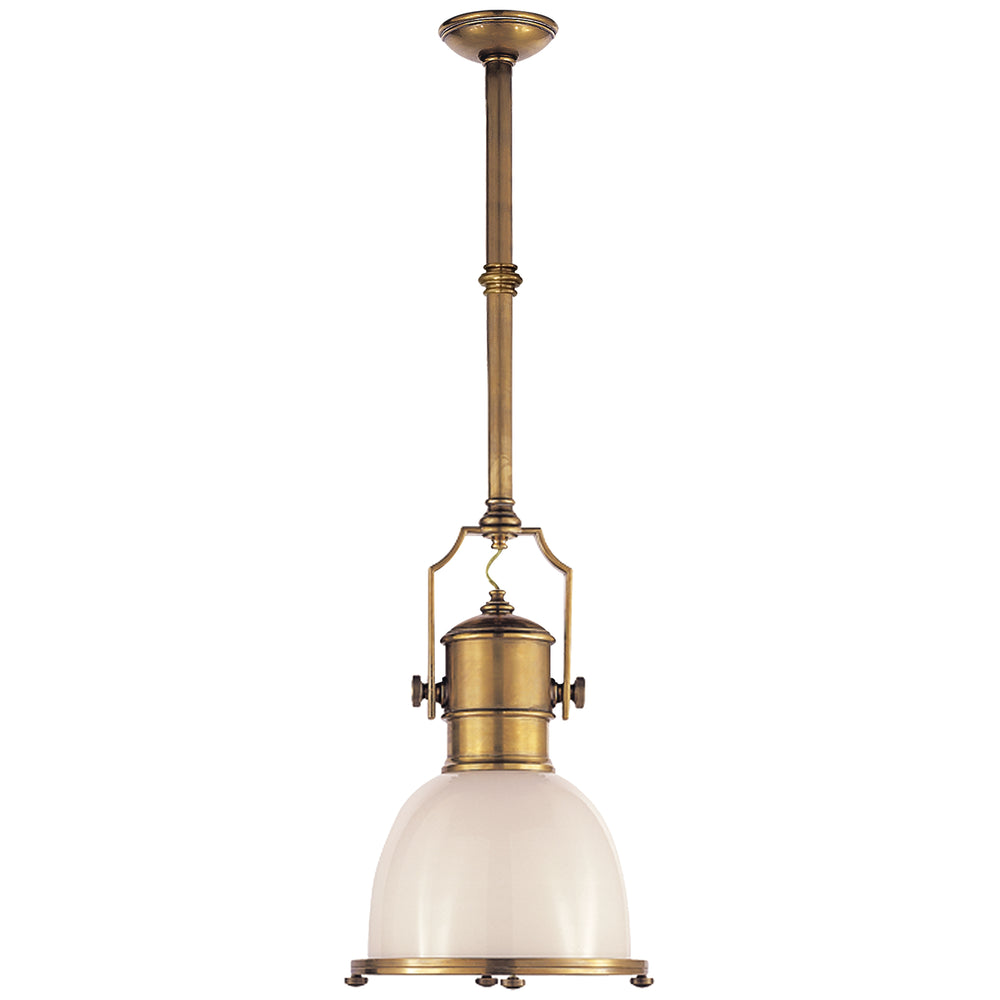 Visual Comfort Signature Canada - One Light Pendant - Country Industrial - Antique-Burnished Brass- Union Lighting Luminaires Decor