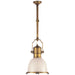 Visual Comfort Signature Canada - One Light Pendant - Country Industrial - Antique-Burnished Brass- Union Lighting Luminaires Decor
