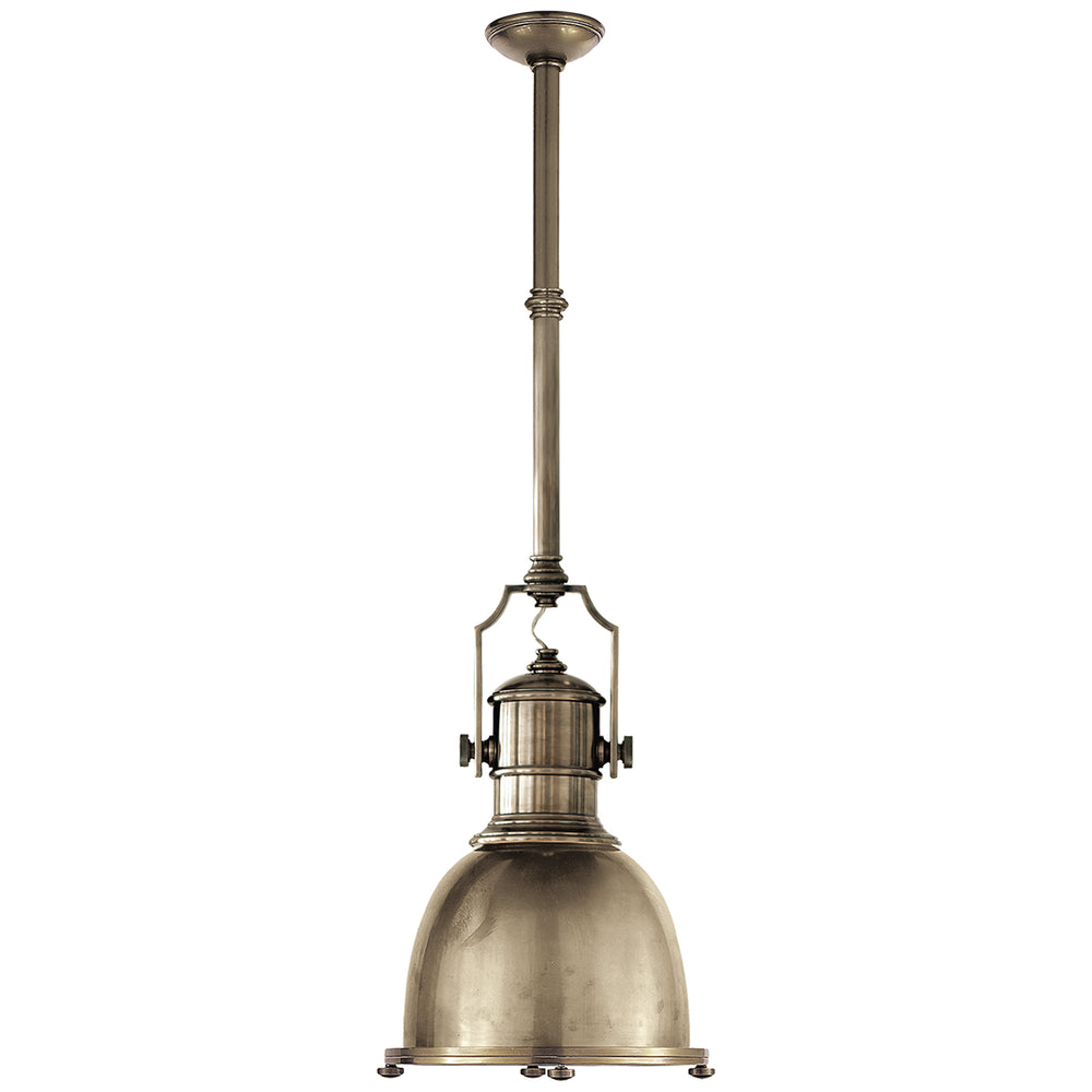 Visual Comfort Signature Canada - One Light Pendant - Country Industrial - Antique Nickel- Union Lighting Luminaires Decor
