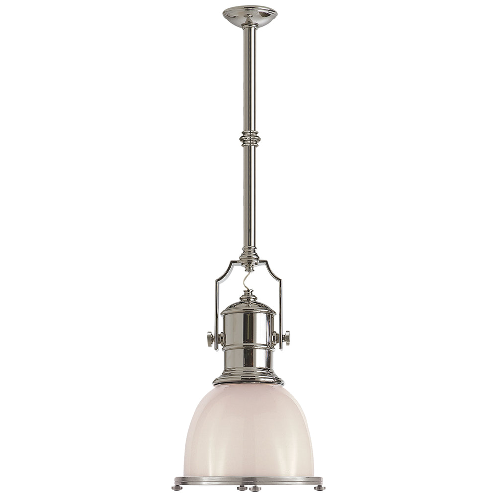 Visual Comfort Signature Canada - One Light Pendant - Country Industrial - Polished Nickel- Union Lighting Luminaires Decor