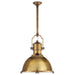 Visual Comfort Signature Canada - One Light Pendant - Country Industrial - Antique-Burnished Brass- Union Lighting Luminaires Decor