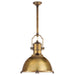 Visual Comfort Signature Canada - One Light Pendant - Country Industrial - Antique-Burnished Brass- Union Lighting Luminaires Decor