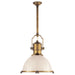 Visual Comfort Signature Canada - One Light Pendant - Country Industrial - Antique-Burnished Brass- Union Lighting Luminaires Decor