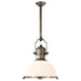 Visual Comfort Signature Canada - One Light Pendant - Country Industrial - Antique Nickel- Union Lighting Luminaires Decor