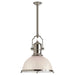 Visual Comfort Signature Canada - One Light Pendant - Country Industrial - Polished Nickel- Union Lighting Luminaires Decor