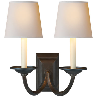 Visual Comfort Signature Canada - Two Light Wall Sconce - Flemish - Aged Iron- Union Lighting Luminaires Decor