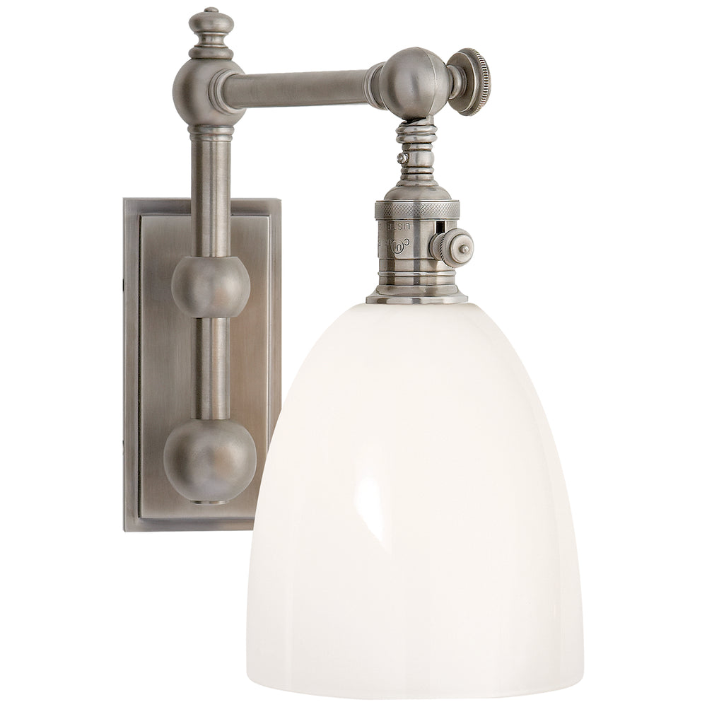 Visual Comfort Signature Canada - One Light Wall Sconce - Pimlico - Antique Nickel- Union Lighting Luminaires Decor