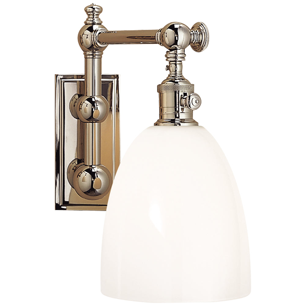 Visual Comfort Signature Canada - One Light Wall Sconce - Pimlico - Polished Nickel- Union Lighting Luminaires Decor
