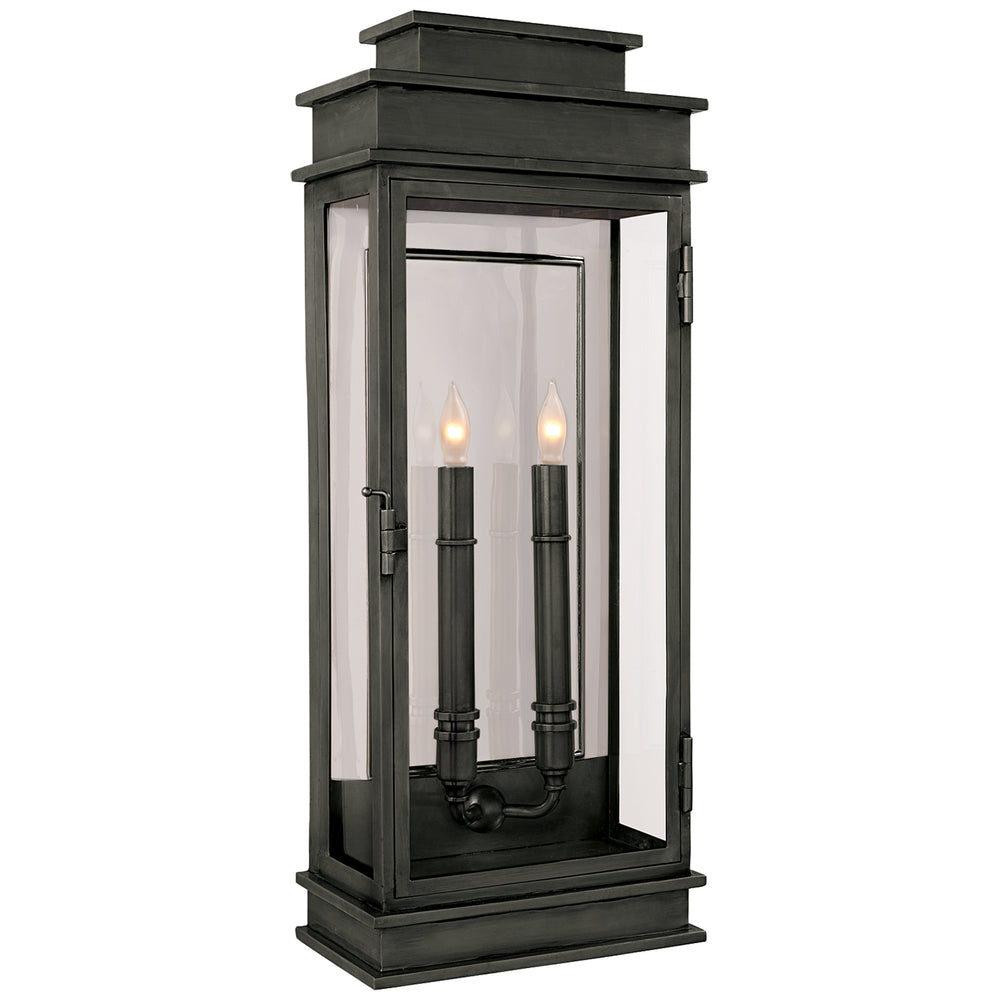 Visual Comfort Signature Canada - Two Light Wall Sconce - Linear Lantern - Bronze- Union Lighting Luminaires Decor