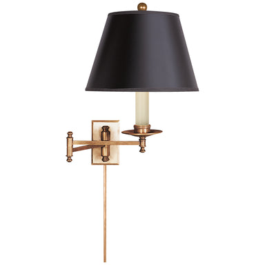 Visual Comfort Signature Canada - One Light Swing Arm Wall Lamp - Dorchester Swing Arm - Antique-Burnished Brass- Union Lighting Luminaires Decor