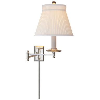 Visual Comfort Signature Canada - One Light Swing Arm Wall Lamp - Dorchester Swing Arm - Polished Nickel- Union Lighting Luminaires Decor