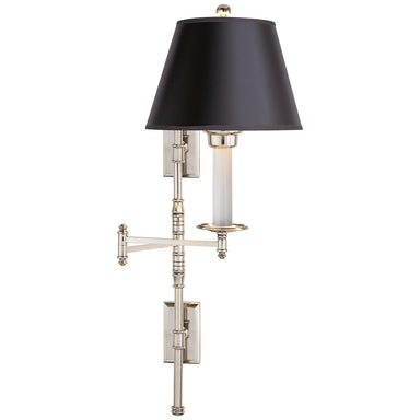 Visual Comfort Signature Canada - One Light Swing Arm Wall Lamp - Dorchester Swing Arm - Polished Nickel- Union Lighting Luminaires Decor